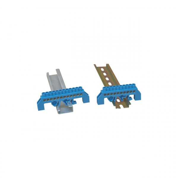 Шина нульова TS-0812K-05 на DIN-рейку 100А 12×8-12 TOSUNLux