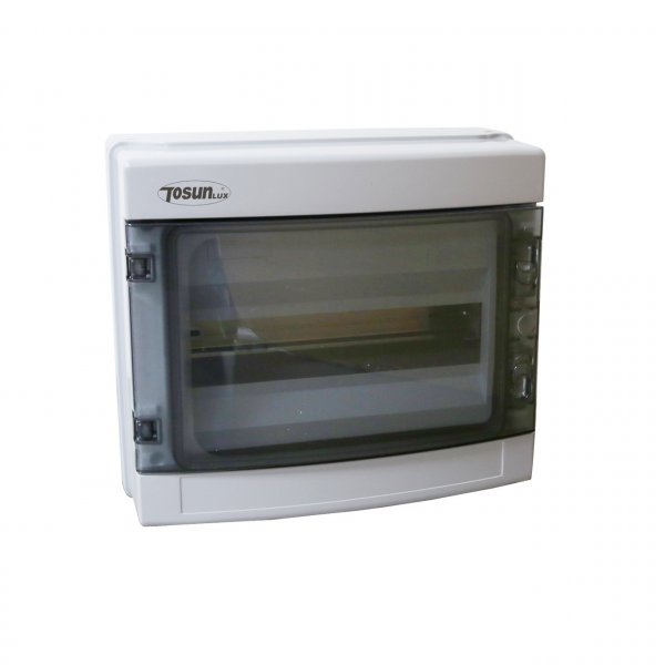 Вологозахищений корпус HA модульний 12 модулів ІР65, накладний, пластиковий UV ABS TOSUNLux