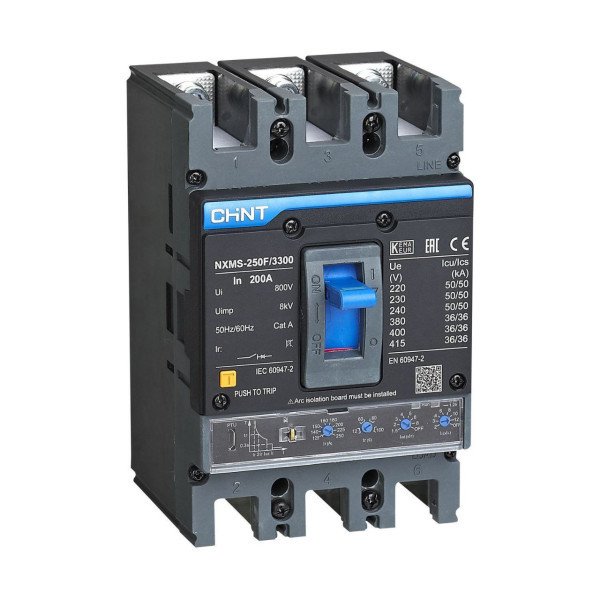 Автоматический выключатель NXMS-250F/3300 200A 3P 50kA 264754 Chint