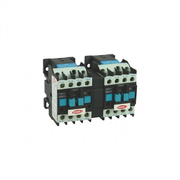 Контактор реверсивный TSC-D4011 3P+NO+NC 40А катушка 24В TOSUNLux