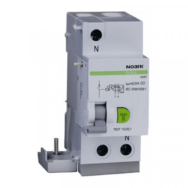 Диференційний модуль Ex9B, 1+N полюс, In=40A, IΔn=30mA Ex9LE 100567 NOARK