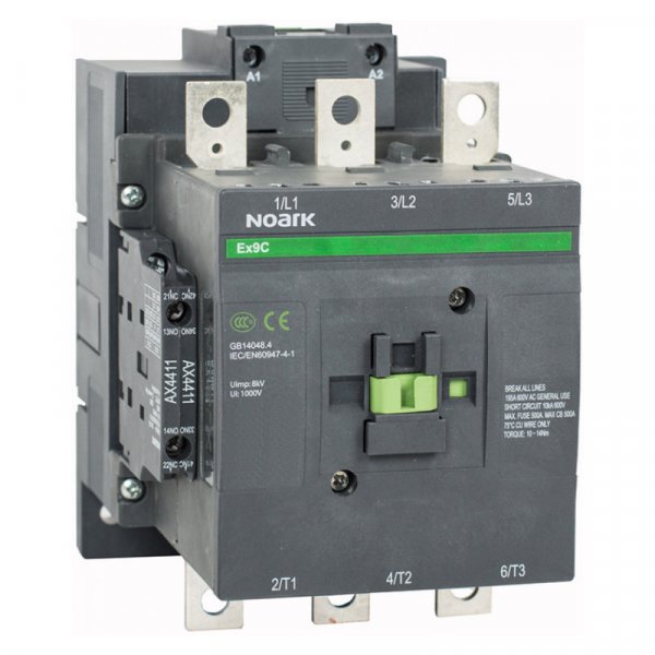 Контактор, 3 полюса, 150A AC-3, 380V AC/DC, 2NO+2NC дод. контакти Ex9C150 22 3P 380V AC/DC 106227 NOARK