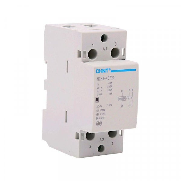 Контактор модульний NCH8-40/22 40A 2NC+2NO AC220/230В 256215 Chint