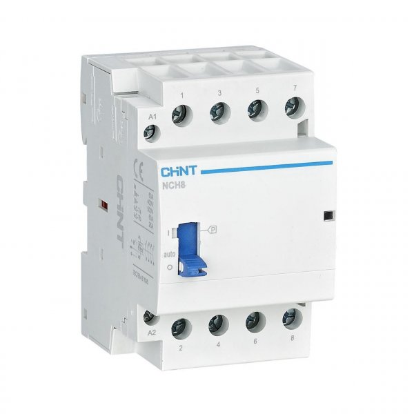 Контактор модульный с ручн. упр. NCH8-25M/40 AC220-240V 257478 Chint