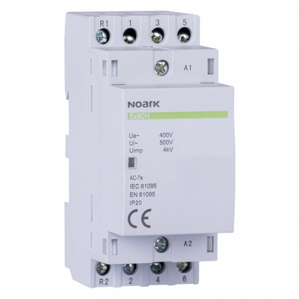 Модульное реле, 20 A, катушка 220/230 V, 2 NC+2 NO Ex9CH20 22 220/230V 50/60Hz 102410 NOARK
