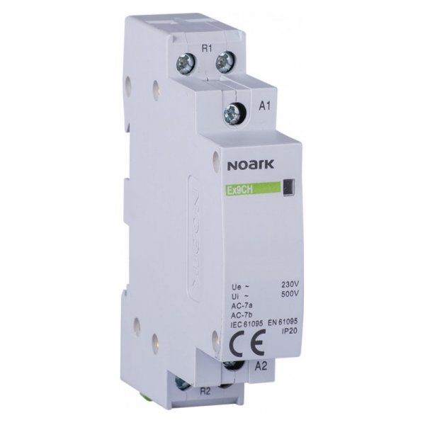 Модульний контактор, 25 A, 230V, 2 NO Ex9CH25 20 230V 50/60Hz 107320 NOARK