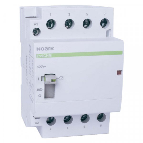 Модульный контактор с РК, 40A, 220-240V AC, 4 NO контакты Ex9CH40M 40 230V EU 111675 NOARK