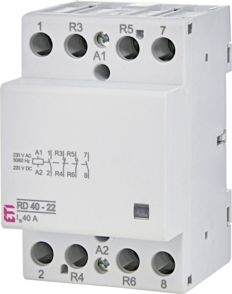 Контактор модульний RD 40-22 230V AC/DC 2464022 ETI