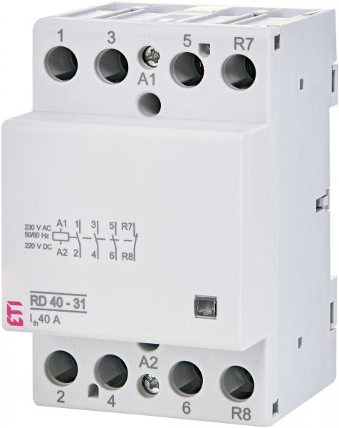 Контактор модульний RD 40-31 230V AC/DC 2464020 ETI