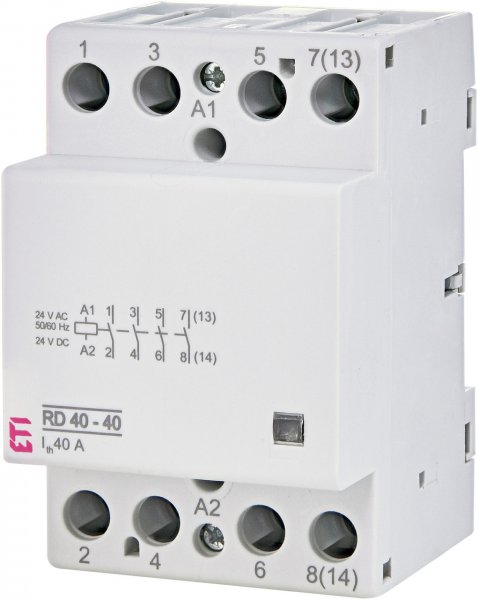 Контактор модульний RD 40-40 24V AC/DC 2464019 ETI