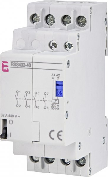 Контактор імпульсний RВS 432-40 230V AC (32A, 4NO) 2464126 ETI