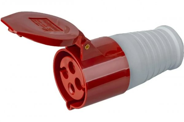 Розетка переносна YHT-214, 3Р+N, 16А, IP44, CNC