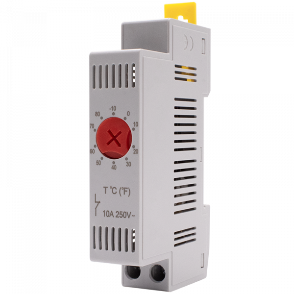 Термостат NTL 41-F, на DIN-рейку, 1NC контакт, 10(2)A/250В АС, 0+60 °С, модульный CNC