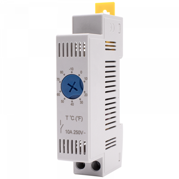 Термостат NTL 42-F, на DIN-рейку, 1NO контакт, 10(2)A/250В АС, 0+60°С, модульный CNC