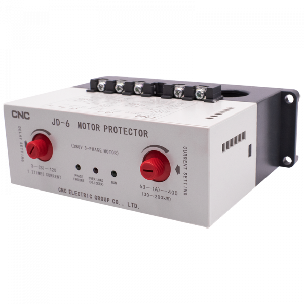 Електронне реле захисту двигуна JD-6 63А-400А CNC