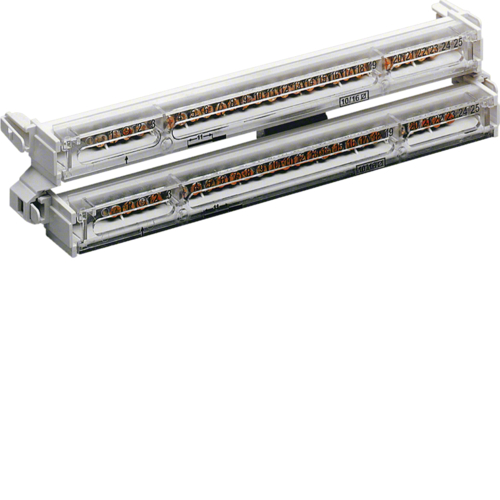 KM25A Клеммник PE/N, 2x25 по 11х16мм2 и 14х10мм2 Hager