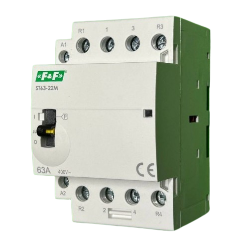 Контактор ST63-22-M 63А 2NO+2NC для ручного керування F&F