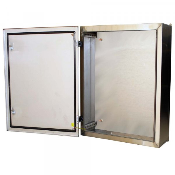 Бокс монтажный BW t=1,5 AISI 304 (пищевая сталь) (800х1500х300) IP66 У1 без панели, металл. замок