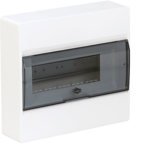 VD110TD Щит зовнішній з прозорими дверцятами 10 модулів Cosmos Hager