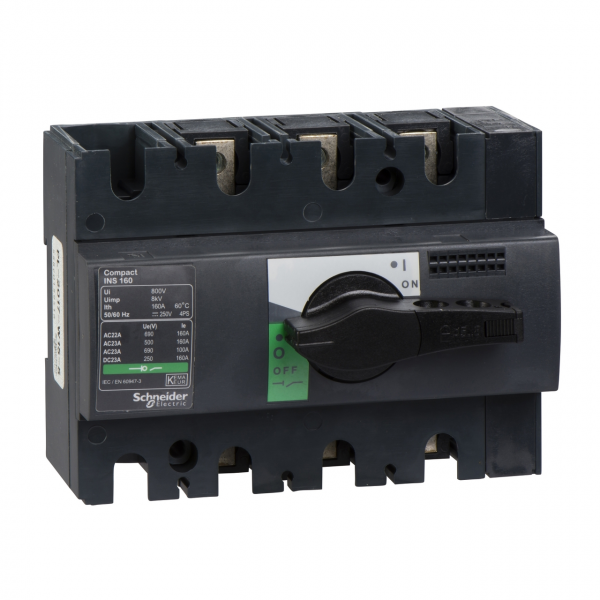 Выключатель-разъединитель INTERPACT INS160 3P 160A (28912) Schneider Electric