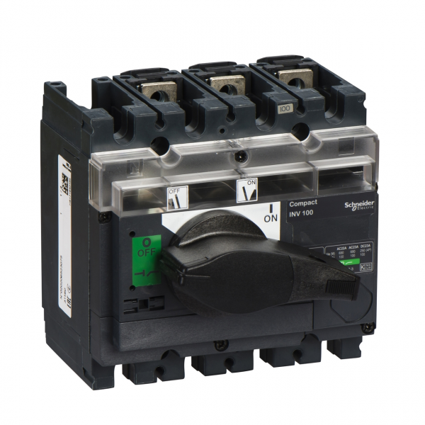 Выключатель-разъединитель INTERPACT INV100 100А 3P (31160) Schneider Electric