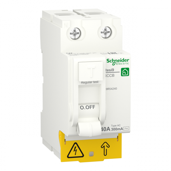 R9R54240 Устройство дифференциального тока (УЗО) RESI9 2P 40A 300mA АС Schneider