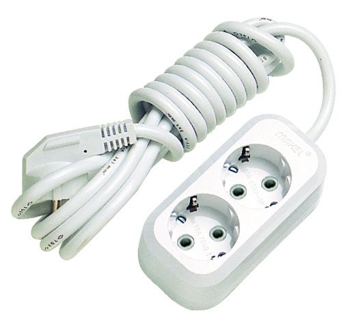 Удлинитель 2*2 м с заземлением MGP112 Makel