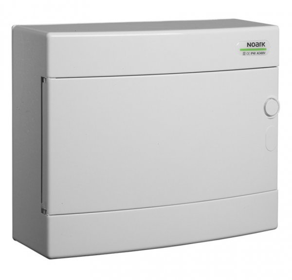 PNS 12W Модульный щиток, белые дверцы, настенного монтажа, IP40, 1 ряд, 12 модулей 101505 NOARK