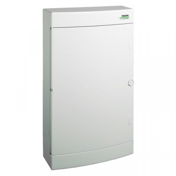PNS 3x18W Модульний щиток, білі дверцята, настінного монтажу, IP40, 3 ряда, 3x18 модулі 106197  NOARK