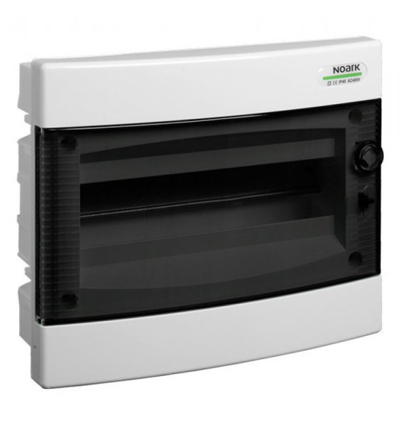 PNF 12T Модульный щиток, прозрачные дверцы, встраиваемый, IP40, 1 ряд, 12 модулей 101512 NOARK