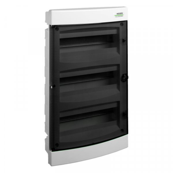 PNF 48T Модульный щиток, прозрачные дверцы, встраиваемый, IP40, 4 ряда, 4x12 модулей 113772 NOARK