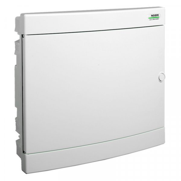 PNF 2x18W Модульний щиток, білі дверцята, вбудованого монтажа, IP40, 2 ряда, 2x18 модулі 101521  NOARK