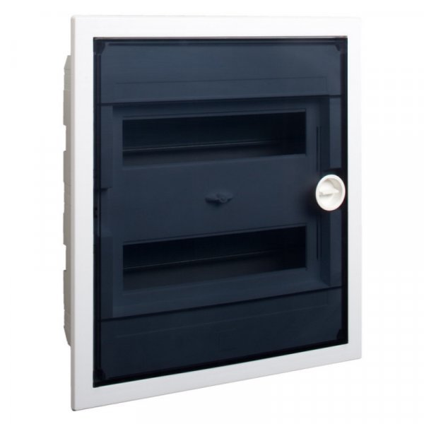 PXF 24T Модульний щиток, прозорі дверцята, вбудованого монтажа, IP40, 2 ряда, 2x12 модулі 101530  NOARK