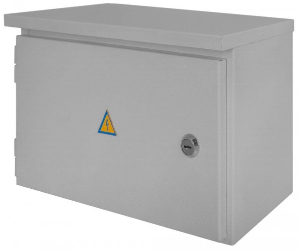 S0100130 Корпус e.mbox.stand.n.15.z металлический, на 15 модулей, герметичный IP54, навесной, с замком, E.NEXT