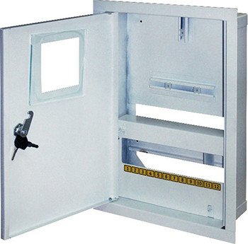 S0100068 Корпус e.mbox.stand.w.f1.12.z.e металлический, под 1-ф. электронный счетчик, 12 мод., встраиваемый, с