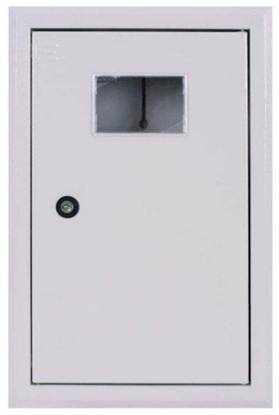 P0100228 Корпус обліку металевий e.mbox.pro.w.f1.12 IP31 вбудований під 1ф лічильник, 12 модулів