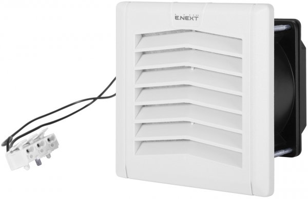 S0103017 Решітка з фільтром e.climat.fanfilter.pro.120 та вентилятором 92х92мм E.NEXT