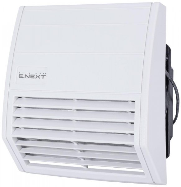 S0103022 Решітка з фільтром e.climat.fanfilter.pro.125 та вентилятором 125х125мм, IP55 E.NEXT
