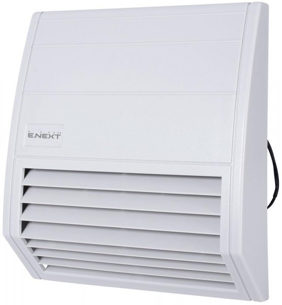 S0103023 Решітка з фільтром e.climat.fanfilter.pro.176 та вентилятором 125х125мм, IP55 E.NEXT