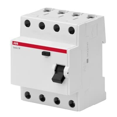 BMF43425 Устройство защитного отключения (УЗО) 4-полюсное, 25А, 300мА ABB 2CSF604043R3250