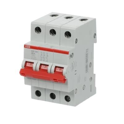 SHD203/63 Выключатель нагрузки 3-полюсный, 63А ABB 2CDD273111R0063