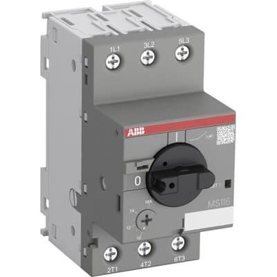 Автом. вимикач захисту двигуна MS116-1,0 # 0,63…1A, Ics=50кА ABB 1SAM250000R1005
