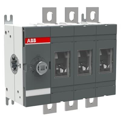 Выключатель нагрузки OT160EV03 160А 1-0 3P без ручки и штока ABB 1SCA120509R1001