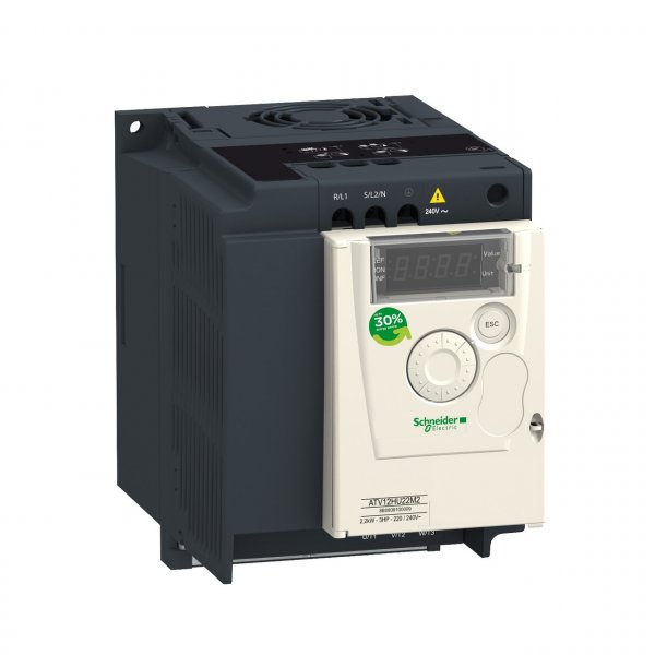 Преобразователь частоты ATV12 240В 1ф 1,5кВт Schneider Electric ATV12HU15M2TQ