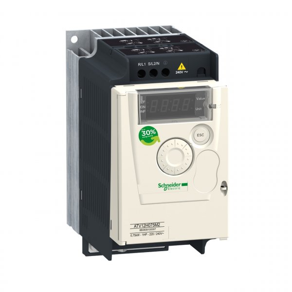 Преобразователь частоты ATV12 1-фазный/220В 0,75кВт Schneider Electric ATV12H075M2
