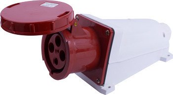 P012028 Силова розетка стаціонарна e.socket.144.125.67, 4п., 400В, IP 67, 125А E.NEXT