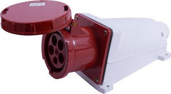 P012029 Силова розетка стаціонарна e.socket.145.125.67, 5п., 400В, IP 67, 125А E.NEXT