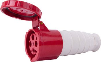 P012024 Силова розетка переносна e.socket.pro.4.63, 4п., 380В, IP 67, 63А (234) E.NEXT