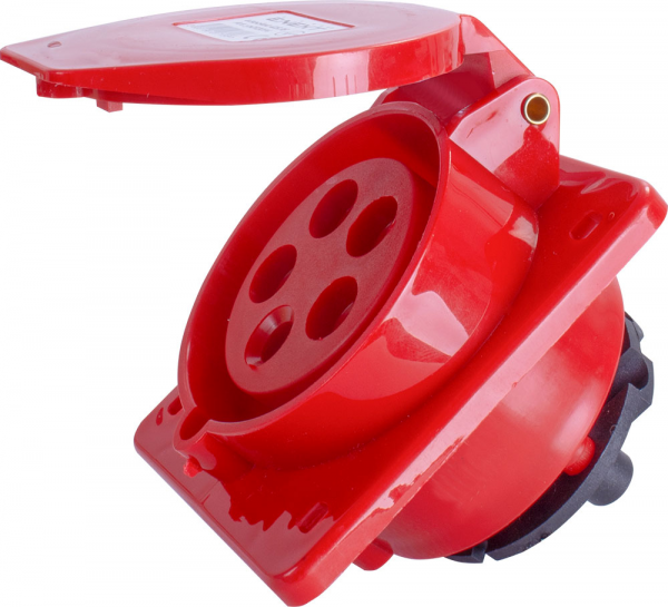 P012014 Силовая розетка встраиваемая e.socket.pro.5.16.wall, 5п., 380В, 16А (415) E.NEXT