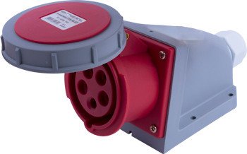 I082009 Силовая розетка стационарная e.socket.115.16.67, 5п., 400В, 16А, IP 67 E.NEXT